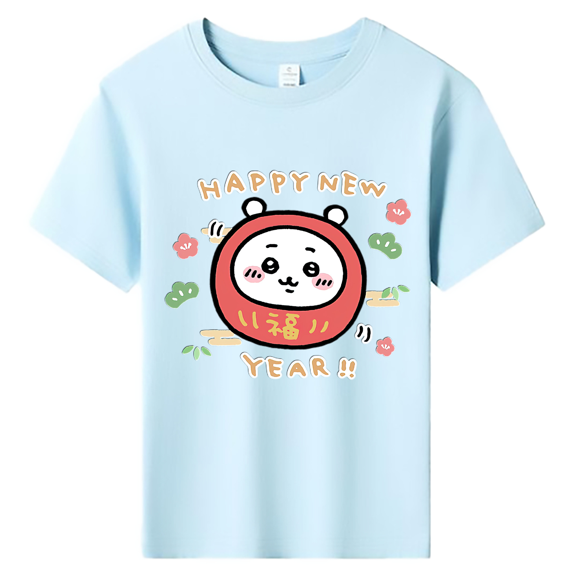 （画像用） ちいかわ ちいかわ Chii-kawa chiikawa 綿100％キッズTシャツ（フロントプリント）